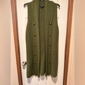 Long sleeveless cardigan duster. Lane Bryant 18/20